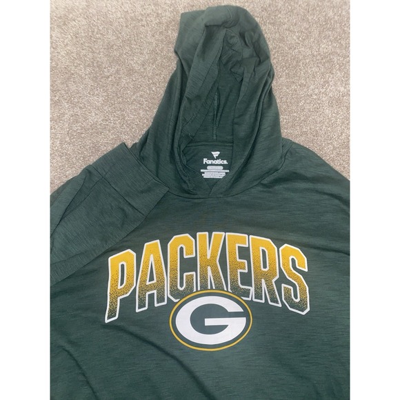 Fanatics Other - Green Bay Packers Mens 3XL Green Hoodie Pullover Active Wear Jacket NFL NFC